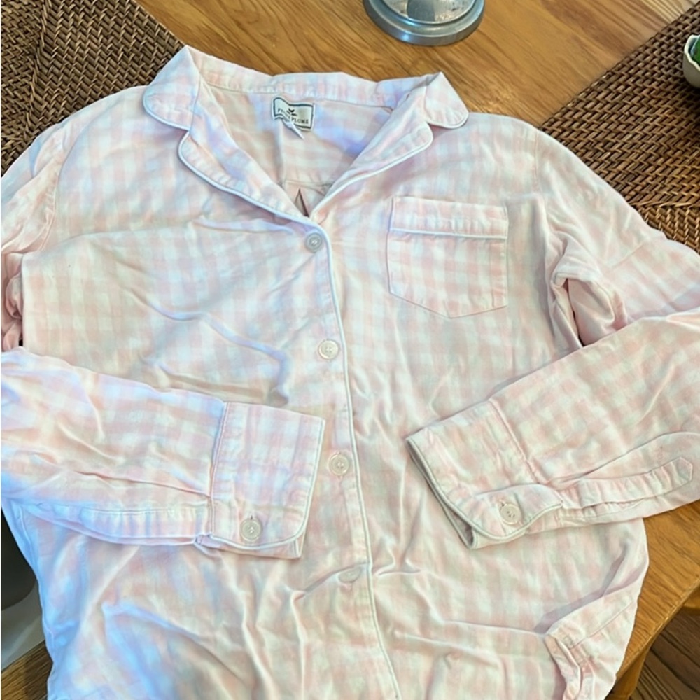 Petite Plume Pink Checkered Women’s Pajamas